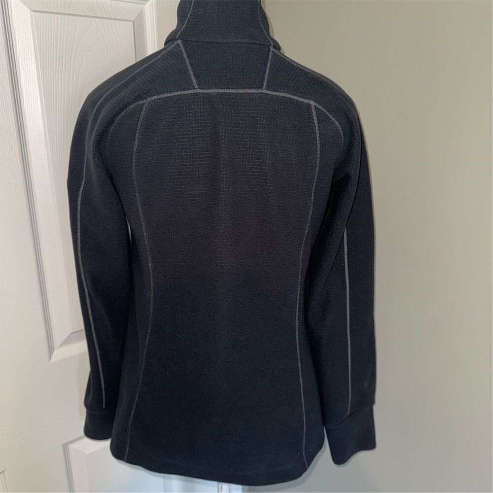 Columbia Women's Titanium Textured Black 1/2 Zip Pullover Size S Activewear - Picture 2 of 12